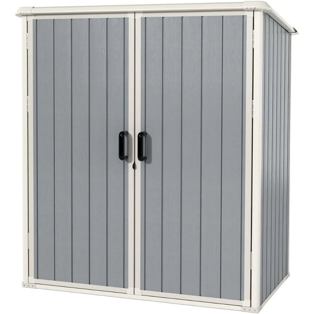 Outdoor Storage Shed with Floor/Lockable Door