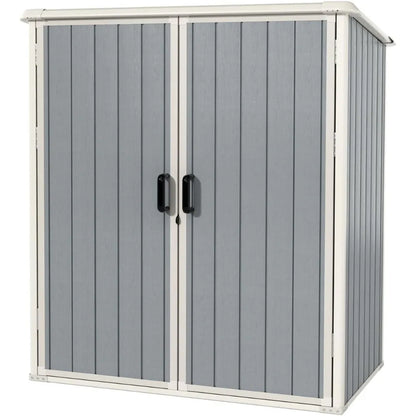 Outdoor Storage Shed with Floor/Lockable Door