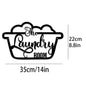Metal Laundry Room Sign Ideal for Crafting