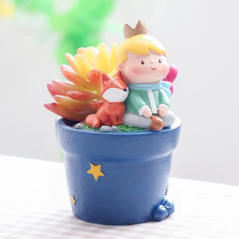 Cute Succulent Pots Small Resin Flower Planter