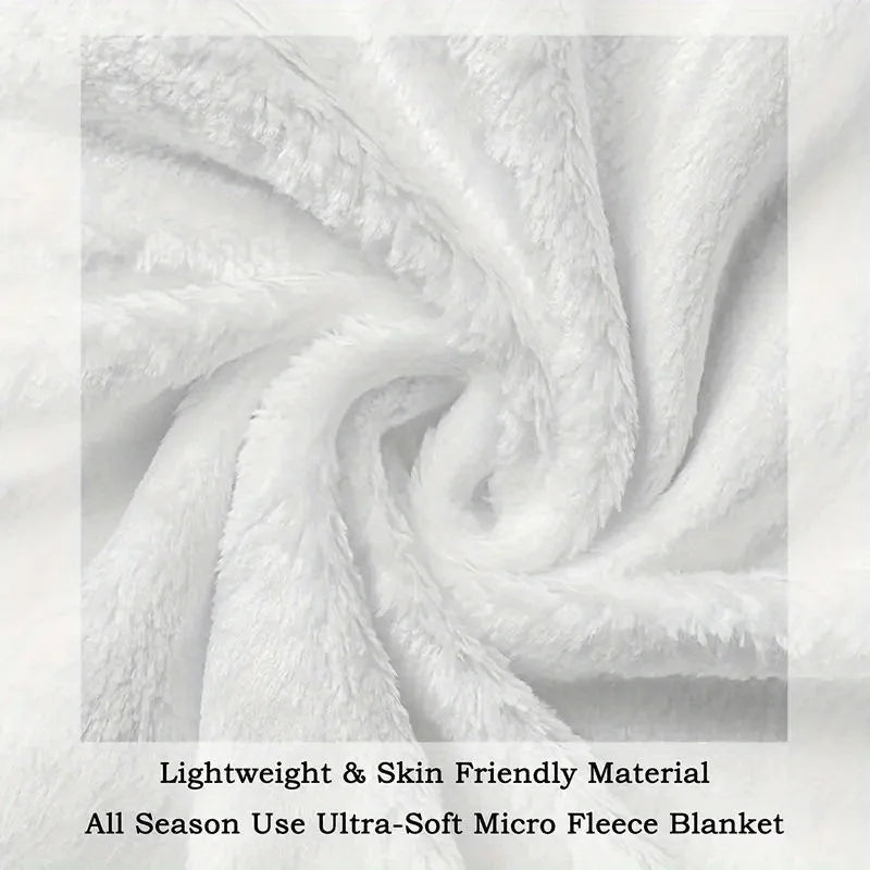 Halloween Ghosts and Bats Pattern Vintage Blanket