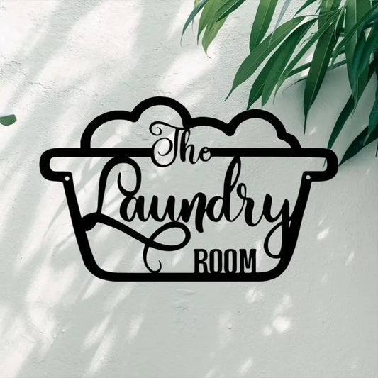 Metal Laundry Room Sign Ideal for Crafting