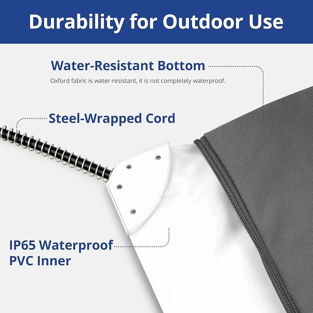 Outdoor Heated Cat Bed, Pet Heating Pad