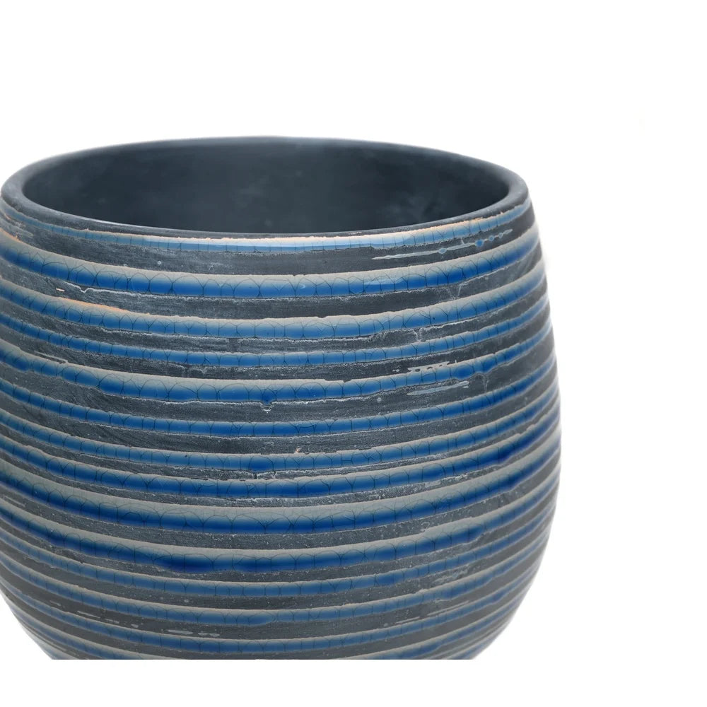 Ceramic Planter 10" Round Pot with Drainage