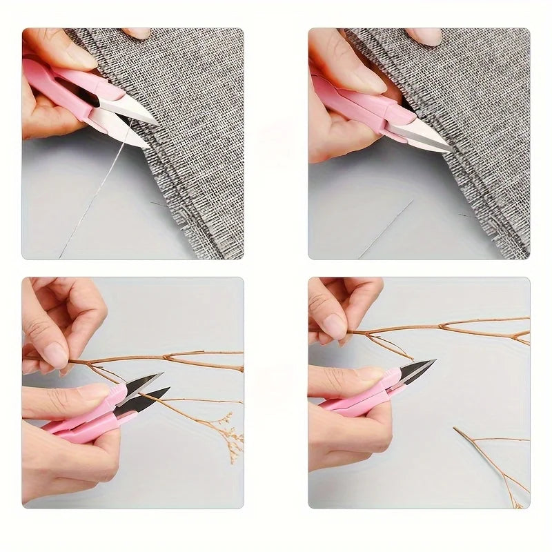 2-piece set - U-shaped scissors with safety handle