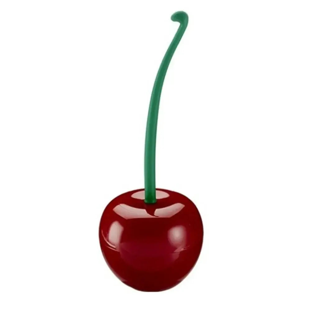 Red Toilet Brush Creative Lovely Cherry Shape