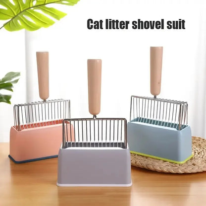 Durable Metal Cat Litter Shovel Set Efficient