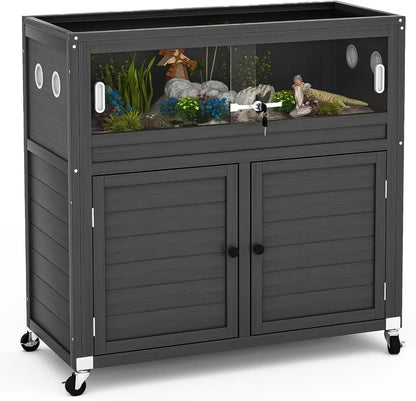 30 Gallon Reptile Terrarium with Adjustable Stand