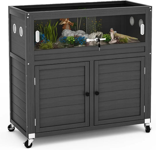 30 Gallon Reptile Terrarium with Adjustable Stand