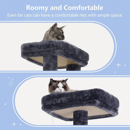 Heavy Duty Scratching Posts with Large Platforms