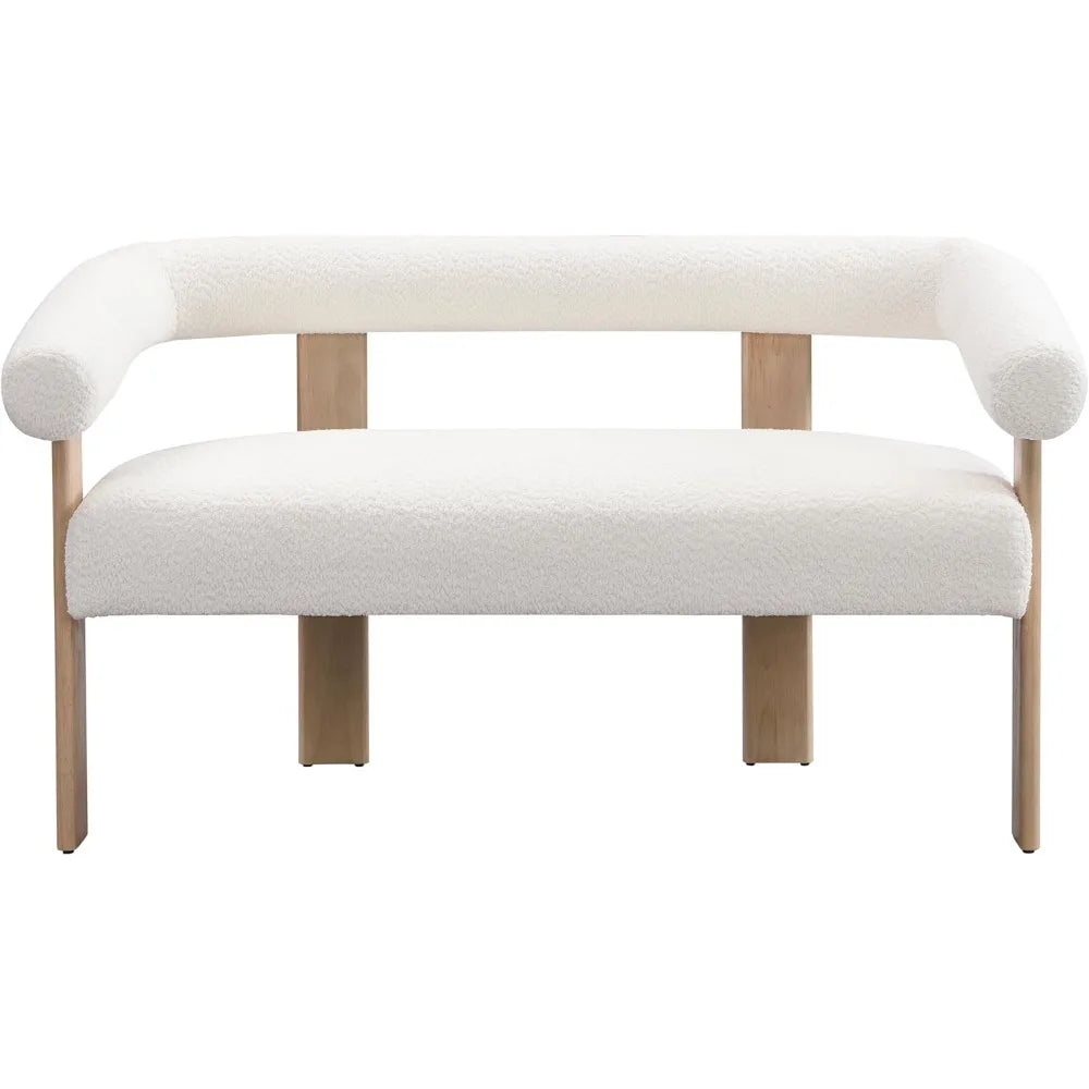 Living Room Loveseat, Modern Fabric, Upholstered