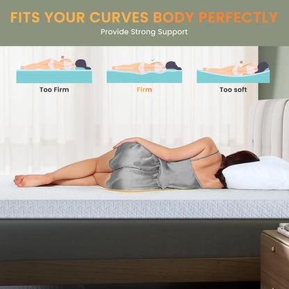 Twin Mattress Topper, Cool Gel Memory Foam