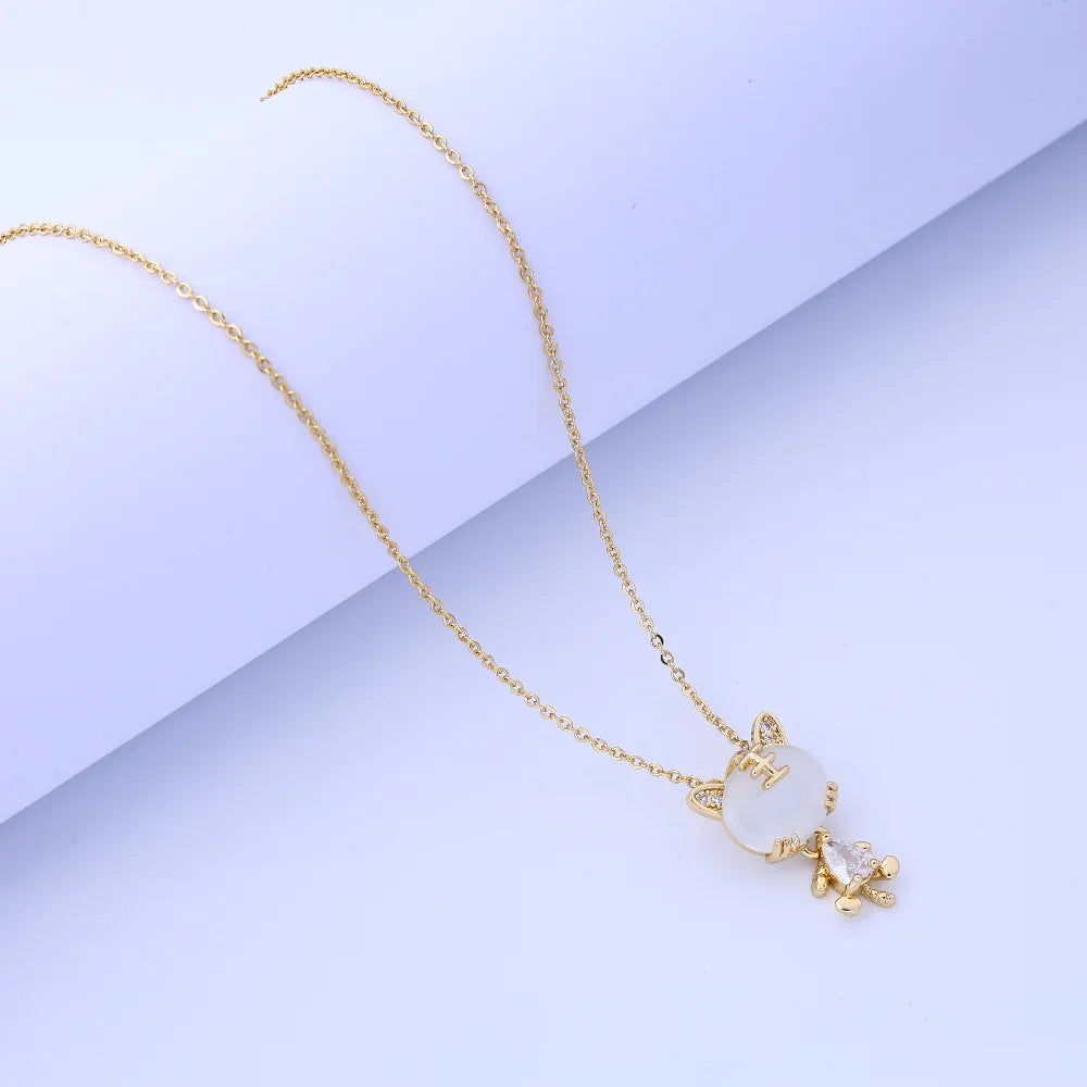 Light Luxury Small Tiger Opal Pendant Design