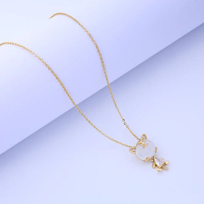 Light Luxury Small Tiger Opal Pendant Design