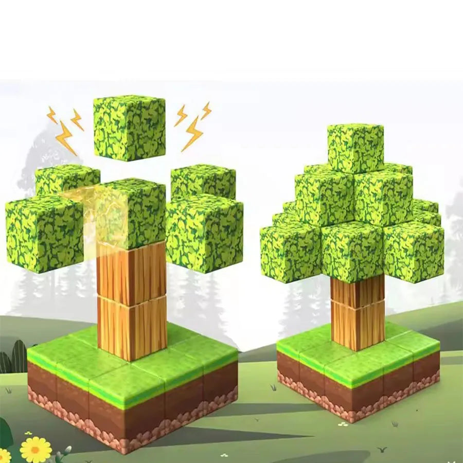 Magnetic Building Blocks for all ages 80-160Pcs