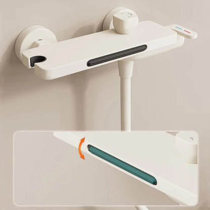 Bathroom Waterfall Bathtub Faucet With Hand-held Shower Head