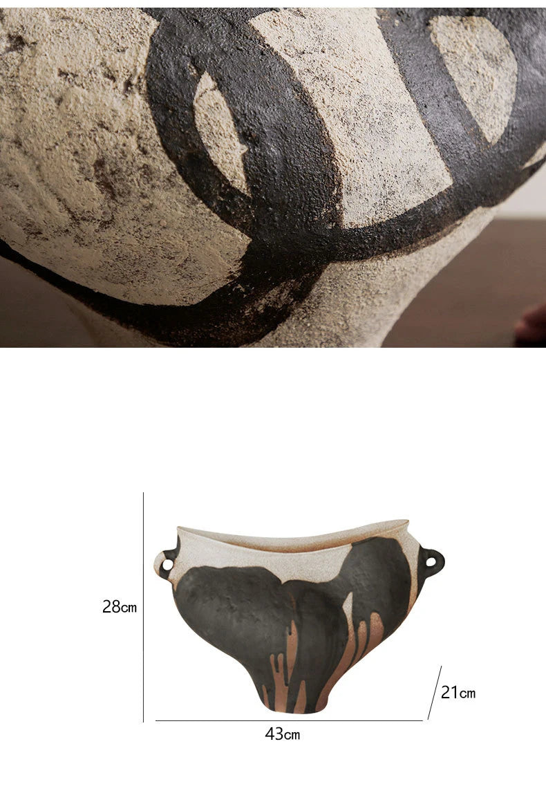 Ceramics Vase Room Decor Table Flowerpots Decoration