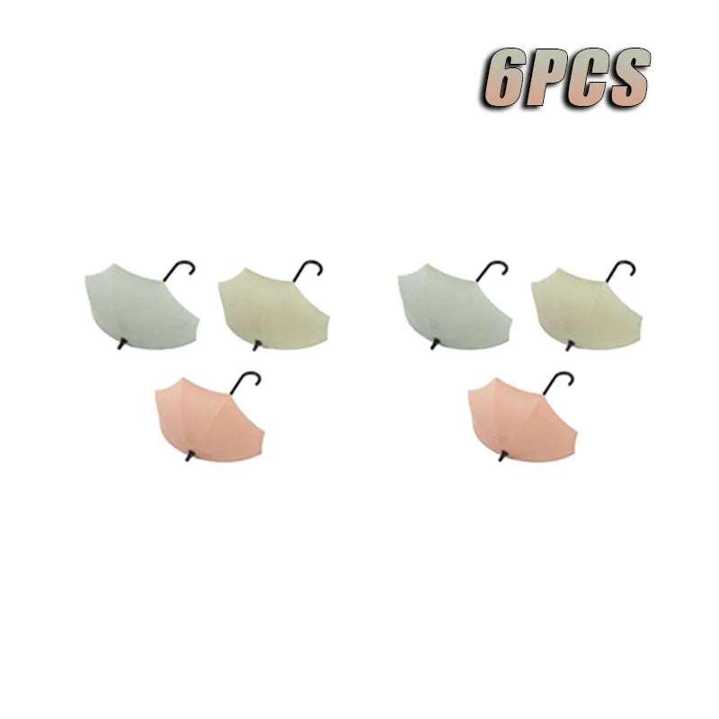 Cute Umbrella Shaped Hooks No-Punch Wall Hooks