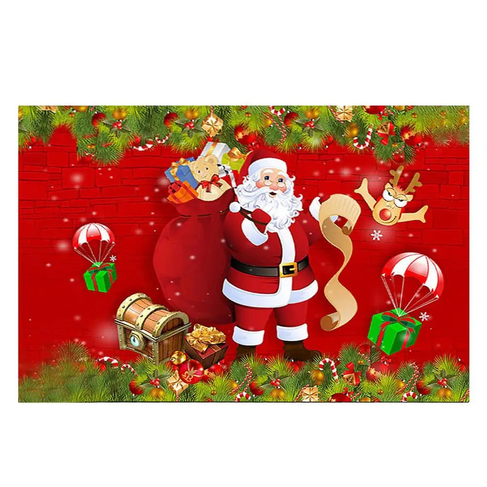 Santa Claus Welcome Mat Non Slip Rug