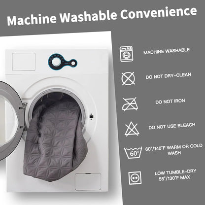 Soft Waterproof Mattress Protector, Noiseless Mattress Pad