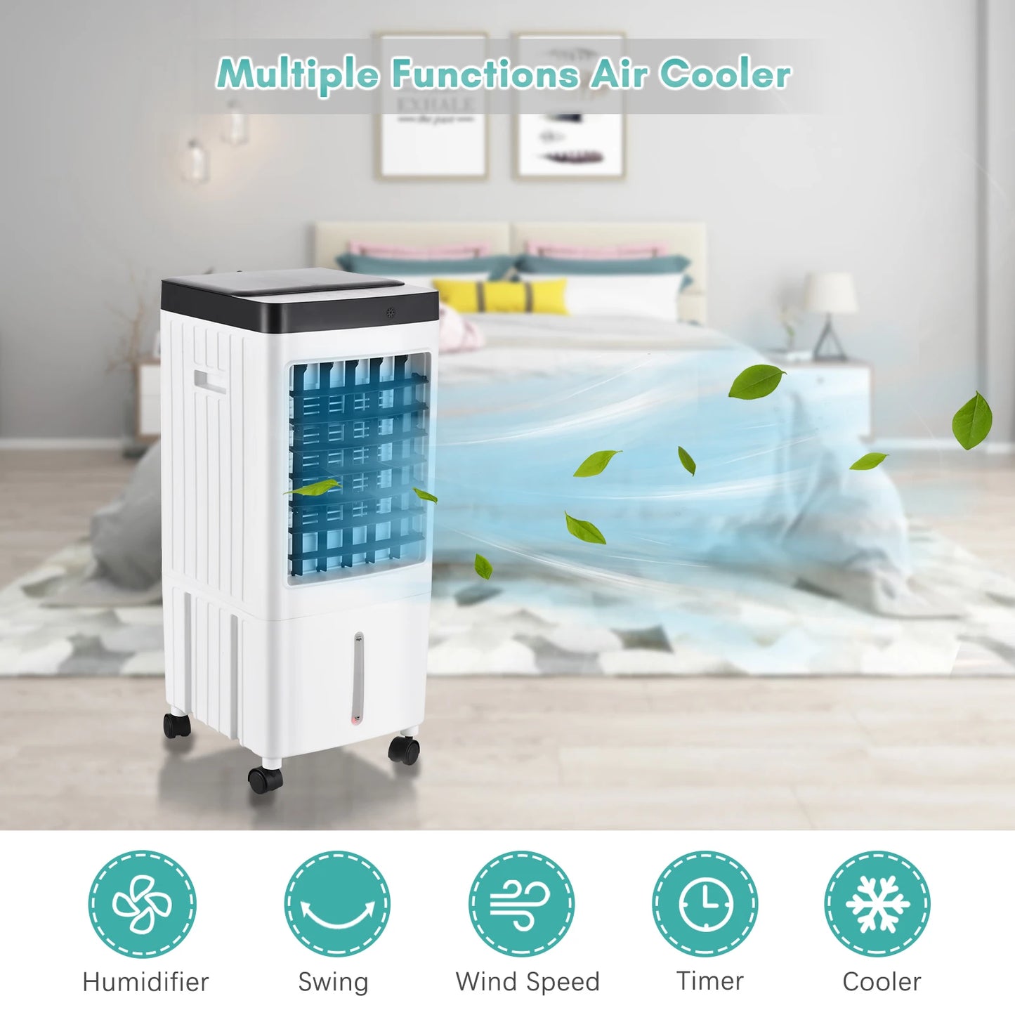 Portable Air Conditioner Fan Evaporative Cooling