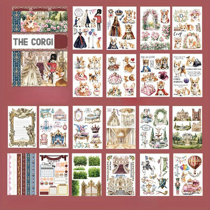 120 Sheets Sticker Books, DIY Craft Supplies