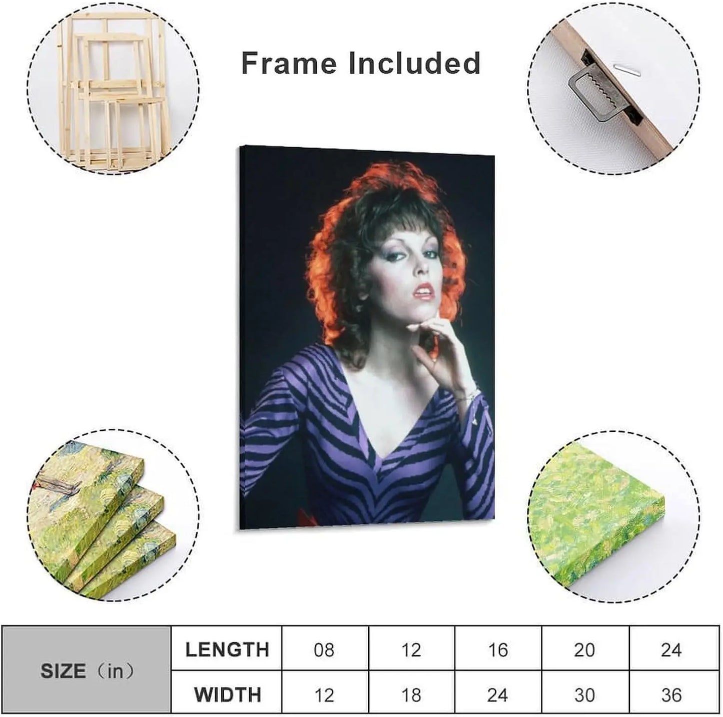 Pat Benatar Rock Singer Canvas Wall Art