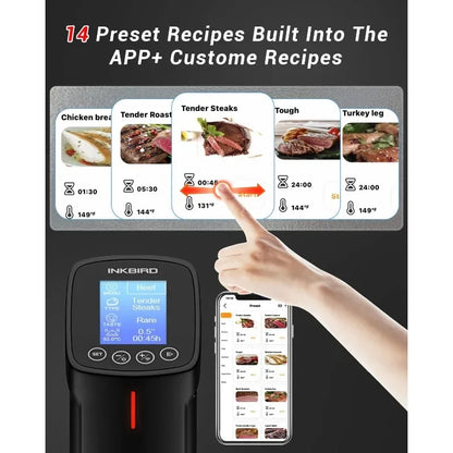 Cooker Immersion Circulator,14 Preset APP Recipes