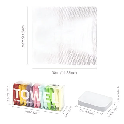 Compressed Towel Tablets - 100% Cotton Travel Essentials