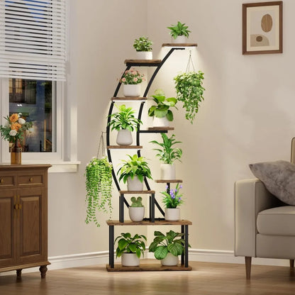 Plant Stand Indoor with Grow Lights Indoor