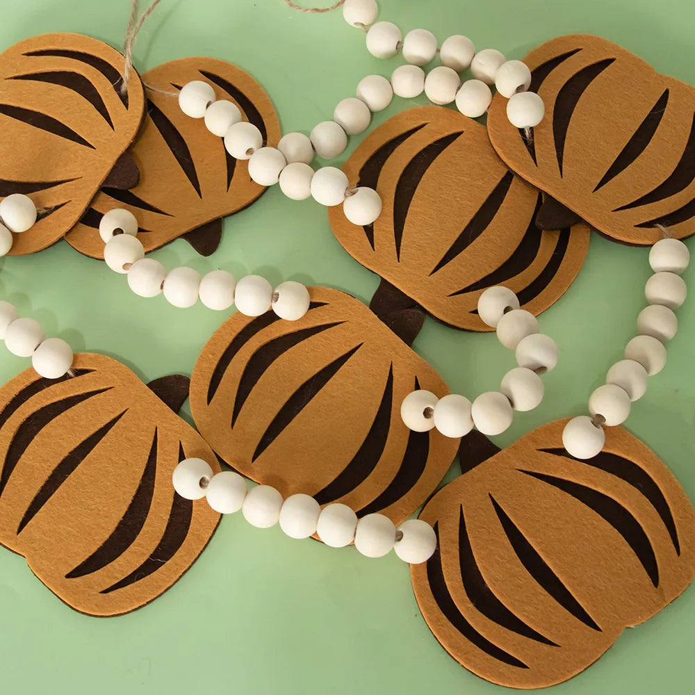 Thanksgiving Fall Pumpkin Banner Happy Halloween Party