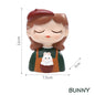 Cute Girl Small Plant Pot Resin Succulent Planter