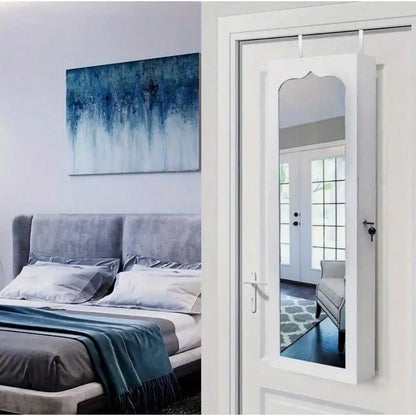 Elegant New Wall/Door Mounted Jewelry Armoire