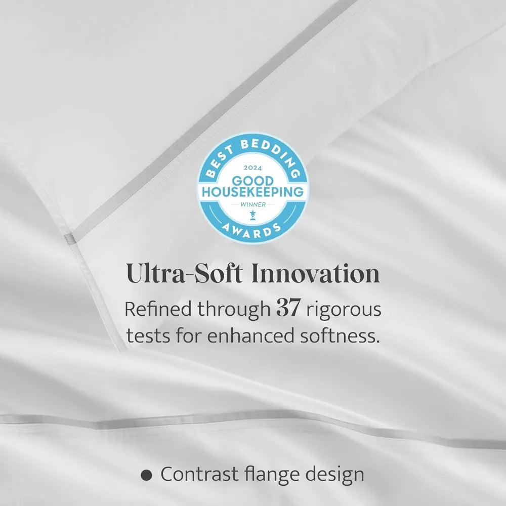 Double Stitch Cotton Tencel Bed Sheets