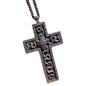 3D Gothic Pendant Necklace – Hidden Compartment Cross