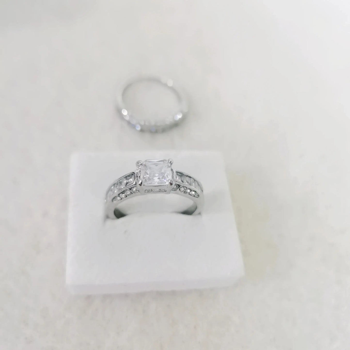 2pcs/set Engagement Wedding Rings For Women