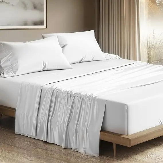 100% Egyptian Cotton Sheets Set - Luxury 1200TC