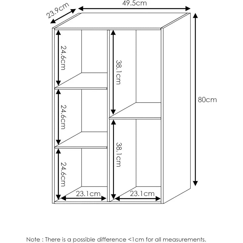 White Green 11-Cube and 5-Cube Bookcases