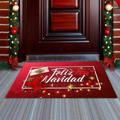 Santa Claus Welcome Mat Non Slip Rug