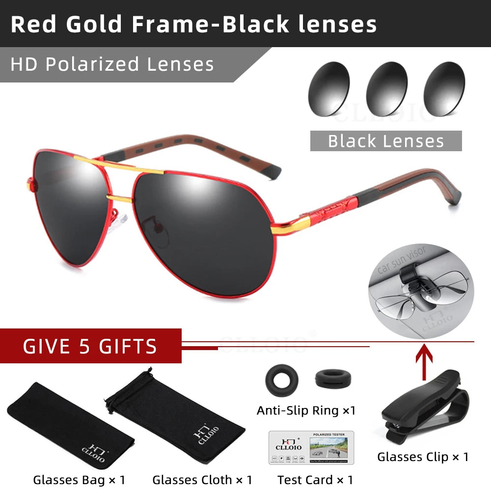 Unisex Classic Polarized Designer Vintage Sunglasses