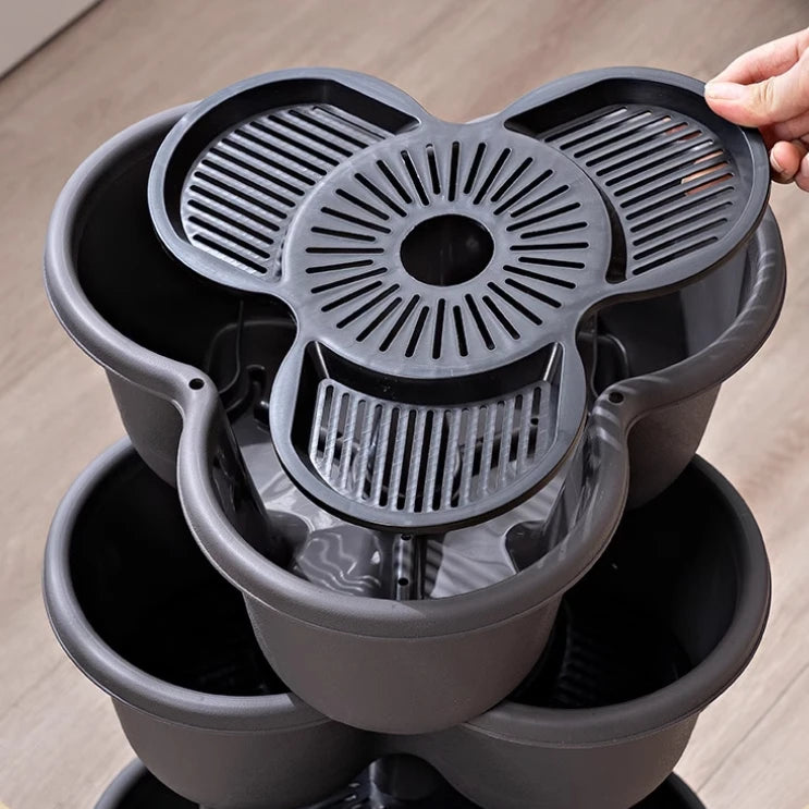 Vegetable Plastic Pot Balcony Strawberry Potted Plant