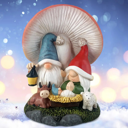 Christmas Decoration Indoor Home Decor Gnome Nativity