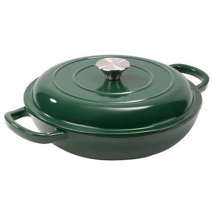 3 QT Enamel Light Cast Iron Dutch Oven