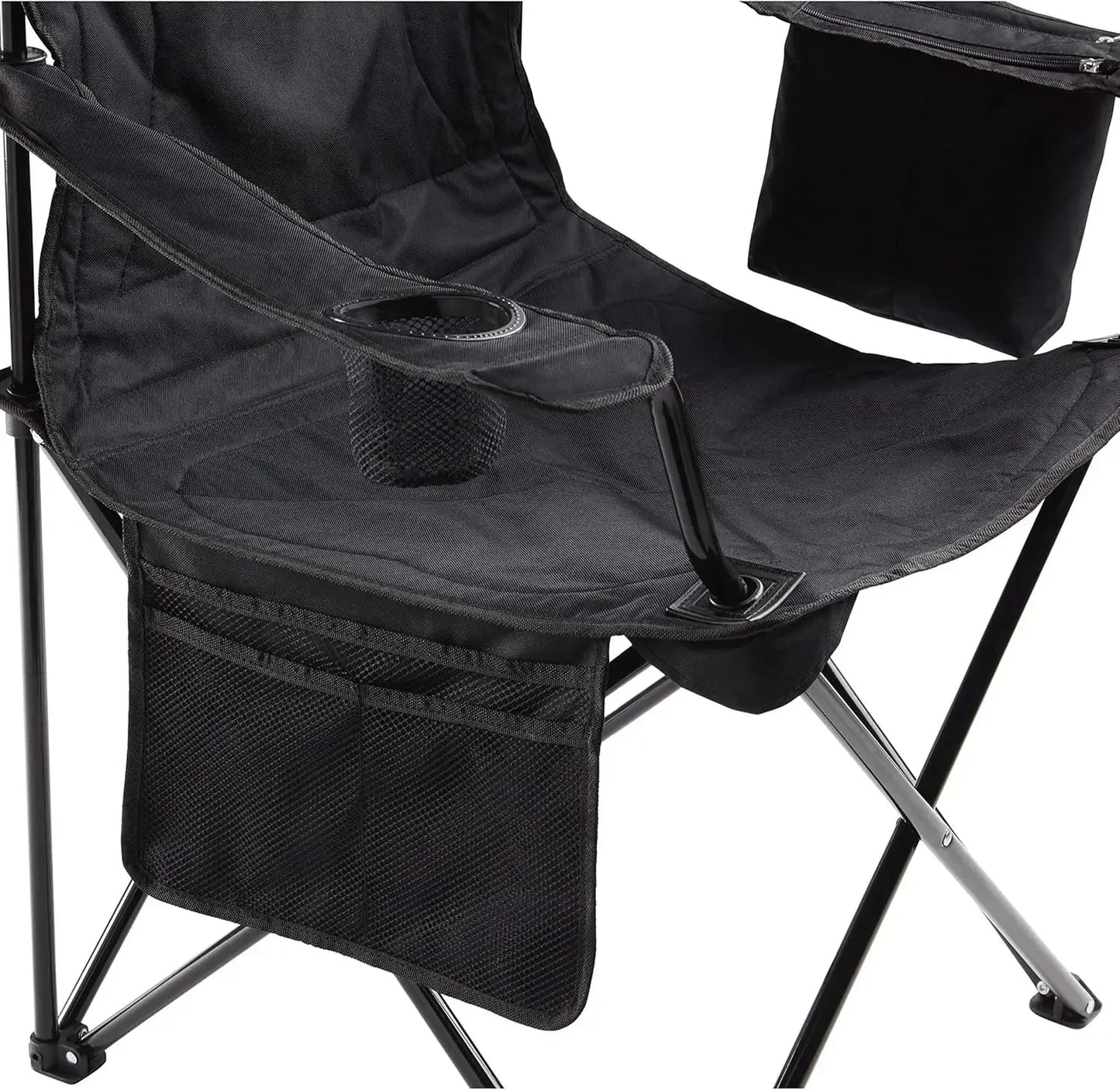 Customizable Portable Camping Chair with 4-Can Cooler