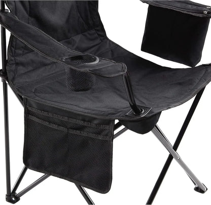Customizable Portable Camping Chair with 4-Can Cooler
