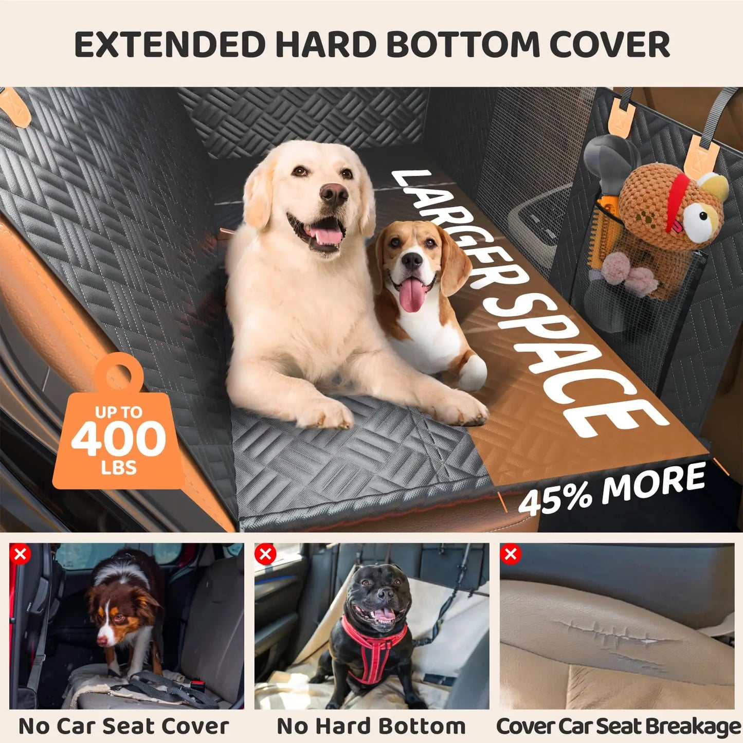 Car Rear Seat Dog Seat Cover Hammock