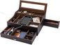 Large Leather Valet Box Organizer Charging Station