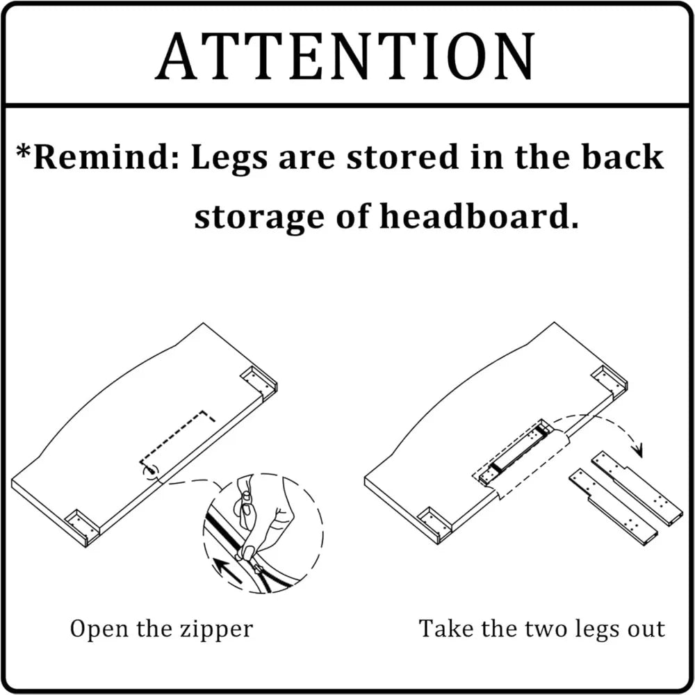 King Modern Wall-Mounted Linen Headboard, Padded