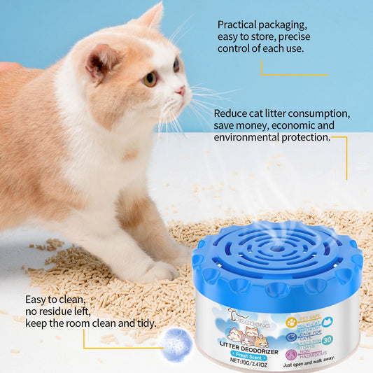70g Cat Litter Box Deodorizer Freshing Scent