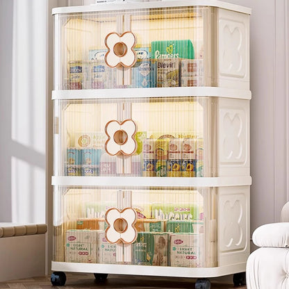 Aesthetic Wardrobe Modern Handles Plastic Organizer